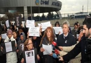 BİR PROTESTO DA DHMİ ÇALIŞANLARINDAN